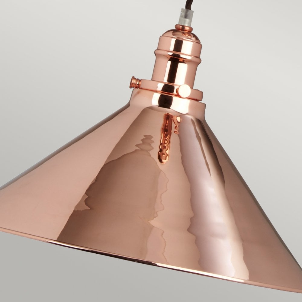 Provence Rise And Fall Ceiling Pendant Light In Polished Copper Finish PV-P-CPR