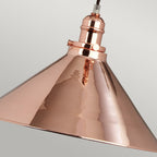 Provence Rise And Fall Ceiling Pendant Light In Polished Copper Finish PV-P-CPR