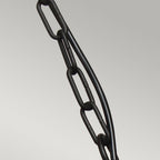 Klampenborg Outdoor Chain Lantern In Matt Black Finish IP44 KLAMPENBORG8-BK