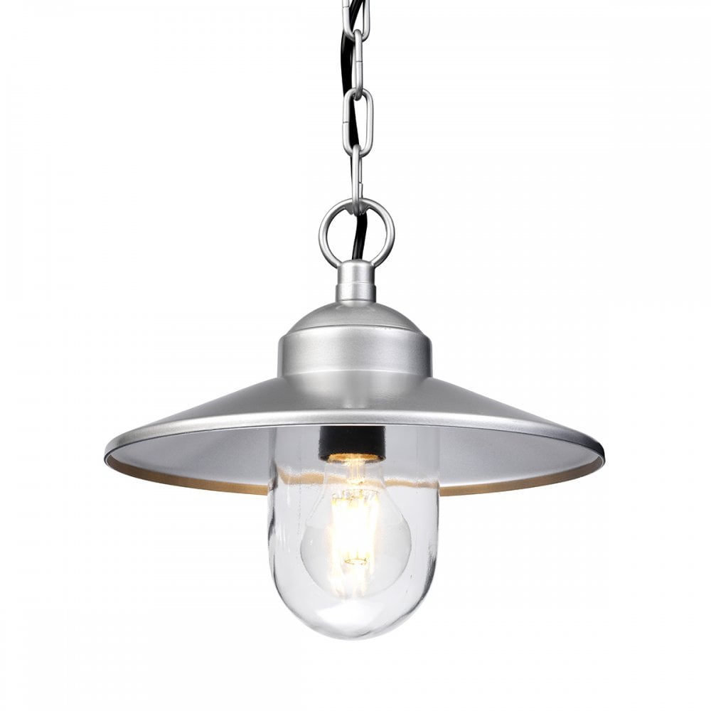 Scandinavian Collection Outdoor Ceiling Light In Silver Finish IP44 KLAMPENBORG8