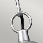 Scandinavian Collection Outdoor Ceiling Light In Silver Finish IP44 KLAMPENBORG8
