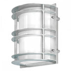 Stockholm Outdoor Flush Lantern In Galvanised Finish With Frosted Glass ST-FLU-E27-GAL-O