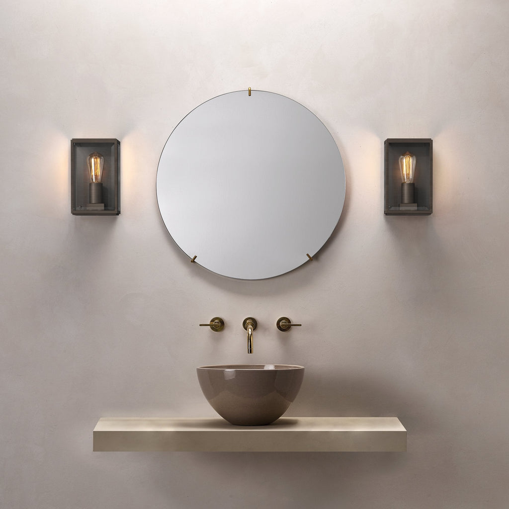 Homefield Stylish Outdoor Wall Light In Bronze Finish IP44 1095029
