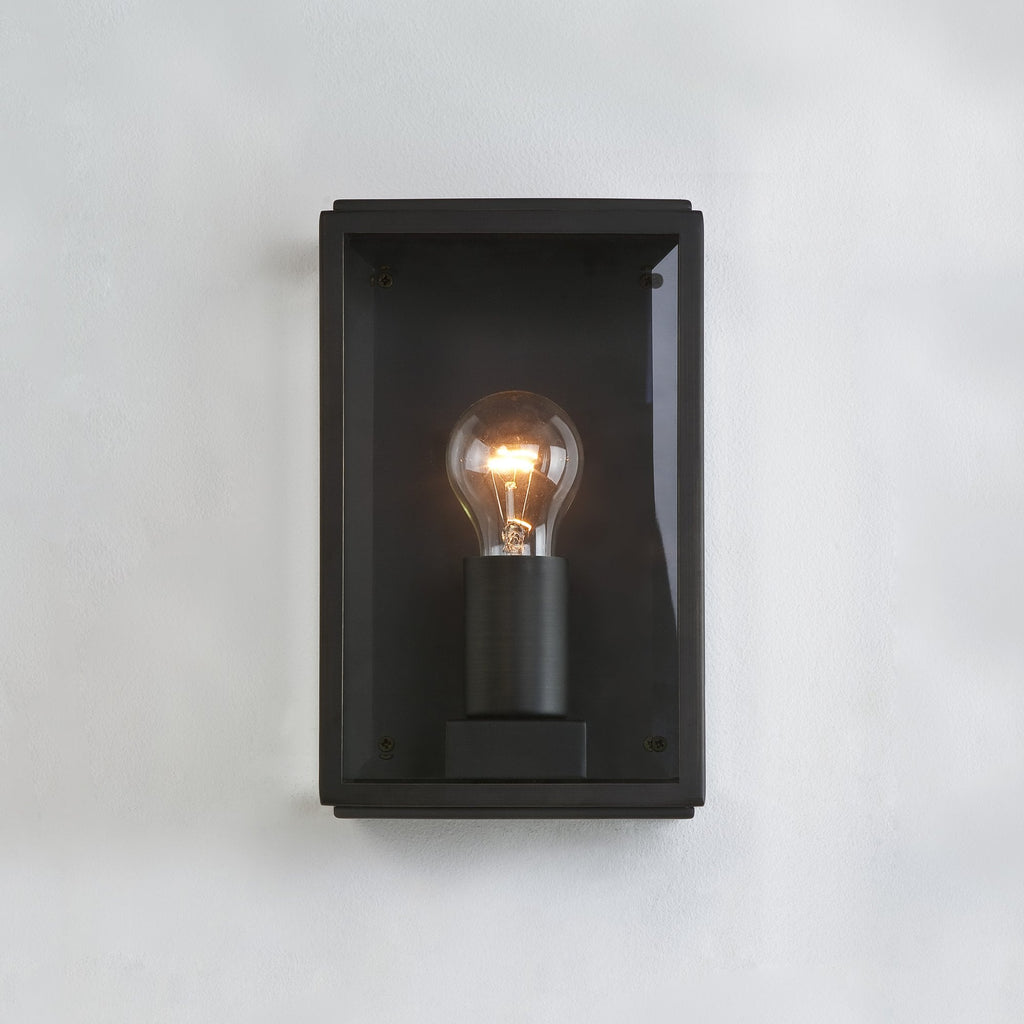 Homefield Stylish Outdoor Wall Light In Black Finish IP44 1095041