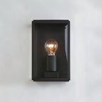 Homefield Stylish Outdoor Wall Light In Black Finish IP44 1095041