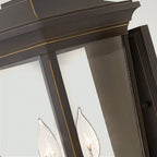 Bromley Outdoor Large Wall Lantern In Oil Rubbed Bronze Finish HK-BROMLEY2-L