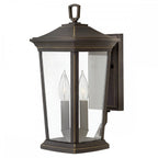 Bromley Outdoor Medium Wall Lantern In Oil Rubbed Bronze Finish HK-BROMLEY2-M