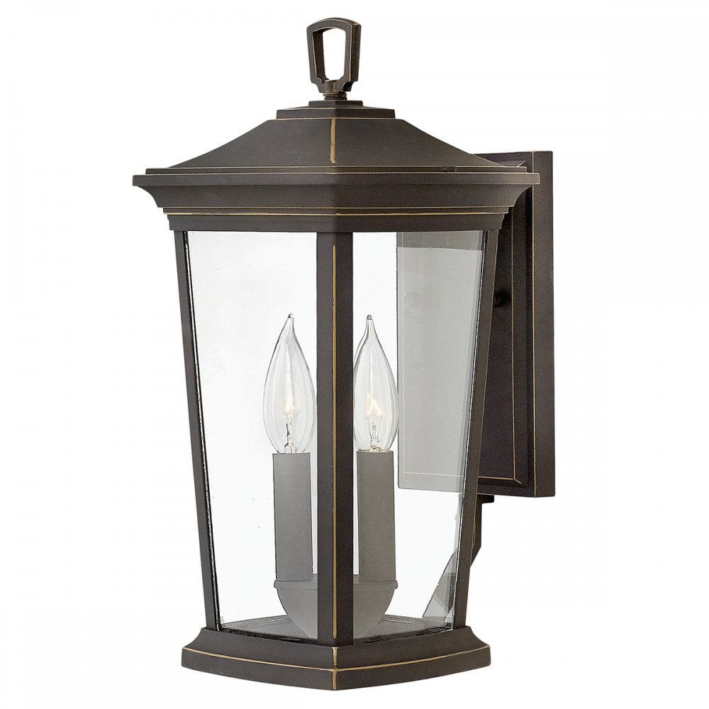 Bromley Outdoor Medium Wall Lantern In Oil Rubbed Bronze Finish HK-BROMLEY2-M