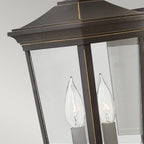 Bromley Outdoor Medium Wall Lantern In Oil Rubbed Bronze Finish HK-BROMLEY2-M