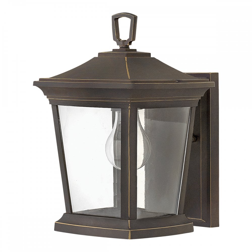 Bromley Outdoor Small Wall Lantern In Oil Rubbed Bronze Finish HK-BROMLEY2-S