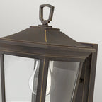 Bromley Outdoor Small Wall Lantern In Oil Rubbed Bronze Finish HK-BROMLEY2-S