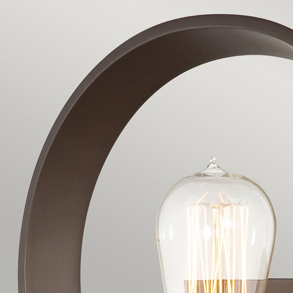 Theater Row Unique Wall Light In Western Bronze Finish QZ-THEATERROW1WT