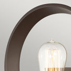 Theater Row Unique Wall Light In Western Bronze Finish QZ-THEATERROW1WT