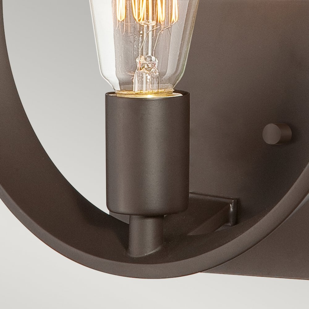 Theater Row Unique Wall Light In Western Bronze Finish QZ-THEATERROW1WT