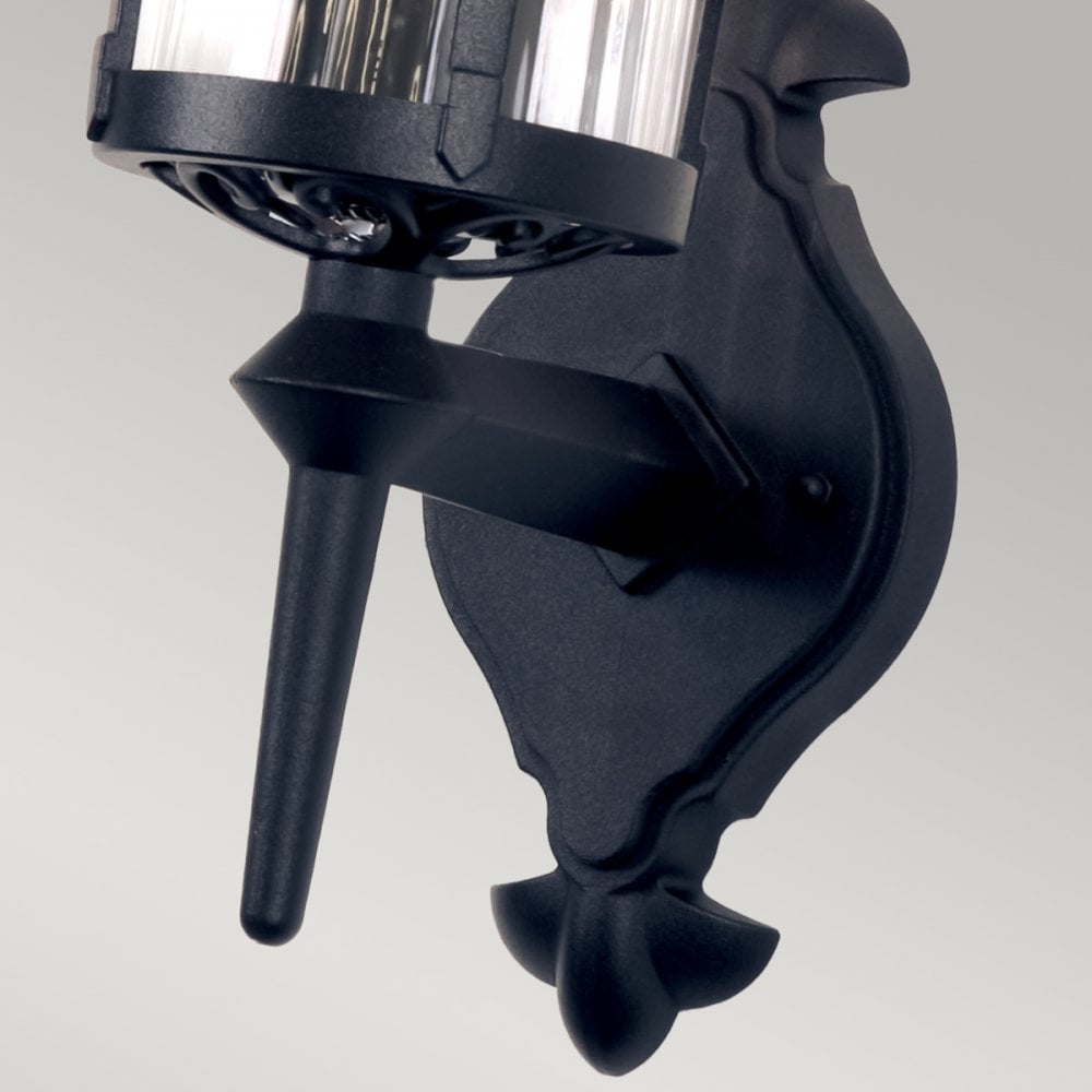 BL10-BLACK Hereford Up Light Exterior Wall Lantern IP23