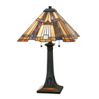 Inglenook Tiffany Bronze Table Lamp QZ-INGLENOOK-TL