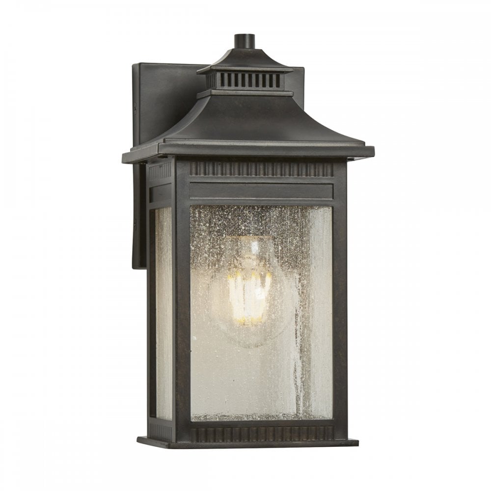 Livingston Outdoor Small Wall Lantern In Imperial Bronze Finish QZ-LIVINGSTON2-S