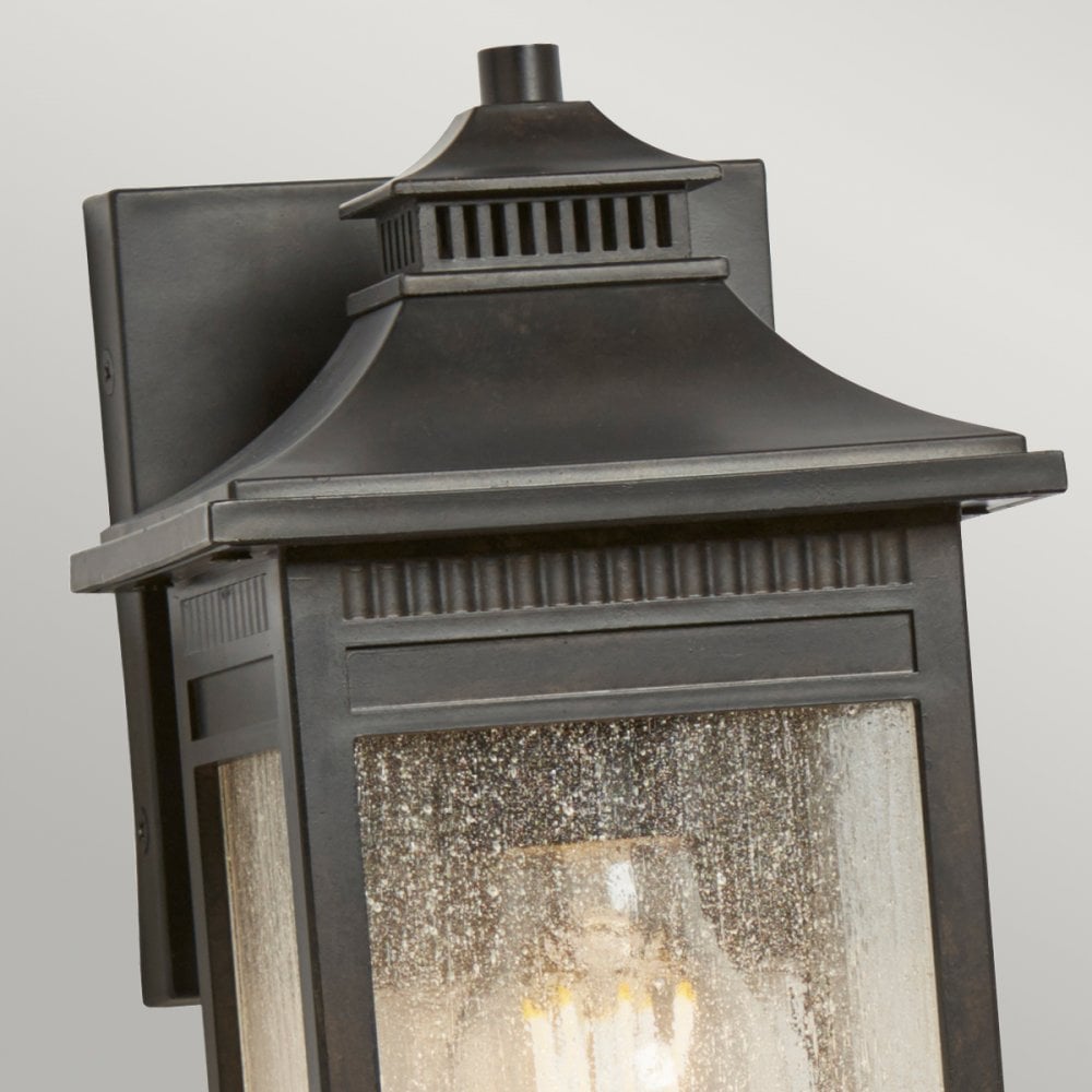 Livingston Outdoor Small Wall Lantern In Imperial Bronze Finish QZ-LIVINGSTON2-S