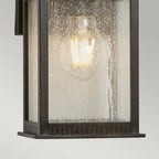Livingston Outdoor Small Wall Lantern In Imperial Bronze Finish QZ-LIVINGSTON2-S