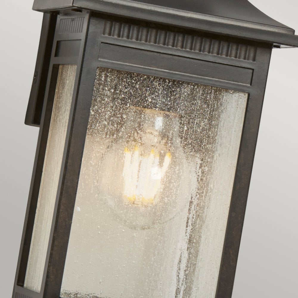 Livingston Outdoor Small Wall Lantern In Imperial Bronze Finish QZ-LIVINGSTON2-S