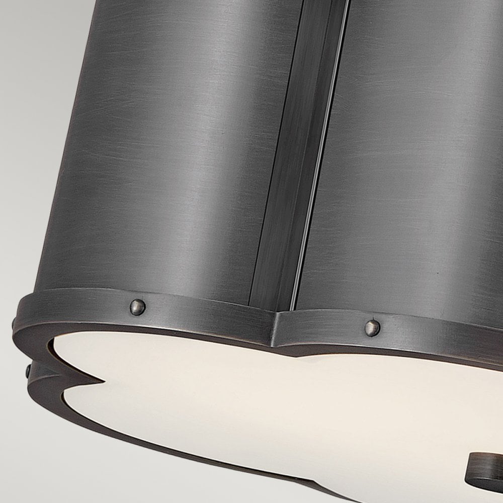 Chance Semi Flush Ceiling Light In Blackened Brass Finish QN-CHANCE-SF-S-BLB