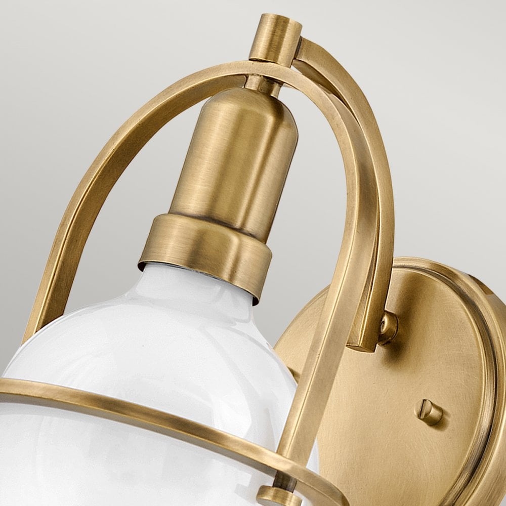 Somerset Wall Light In Heritage Brass Finish QN-SOMERSET1-HB