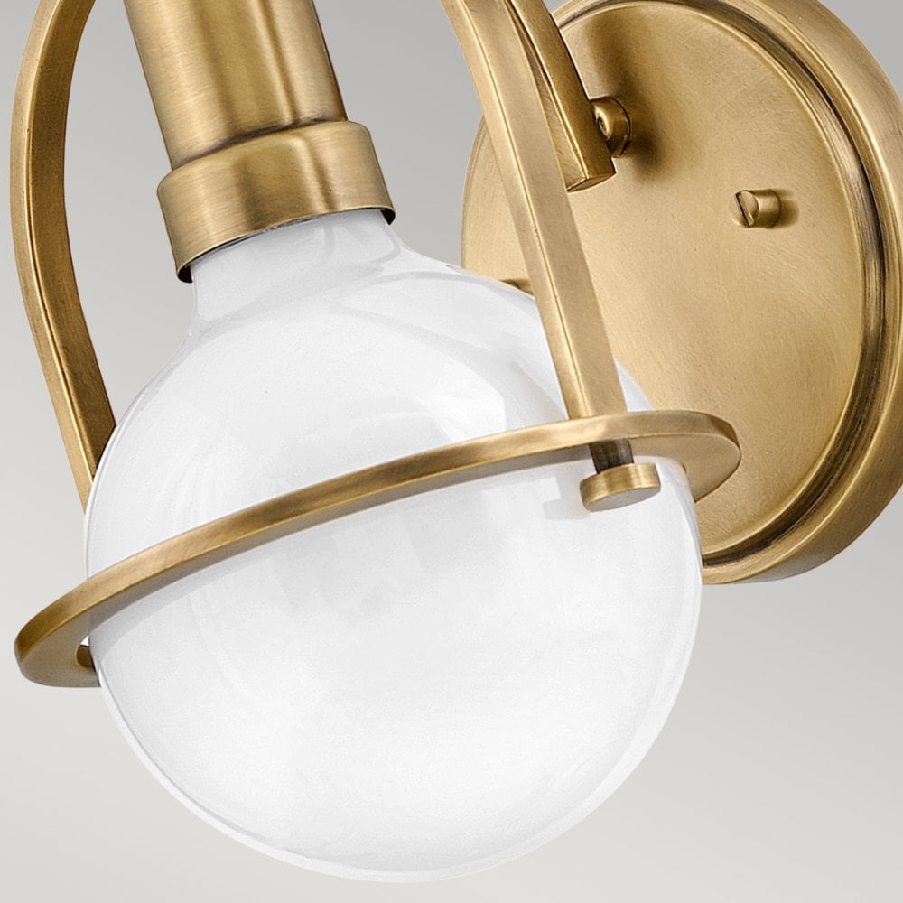 Somerset Wall Light In Heritage Brass Finish QN-SOMERSET1-HB