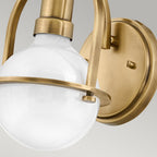 Somerset Wall Light In Heritage Brass Finish QN-SOMERSET1-HB