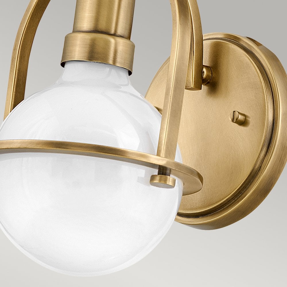 Somerset Wall Light In Heritage Brass Finish QN-SOMERSET1-HB