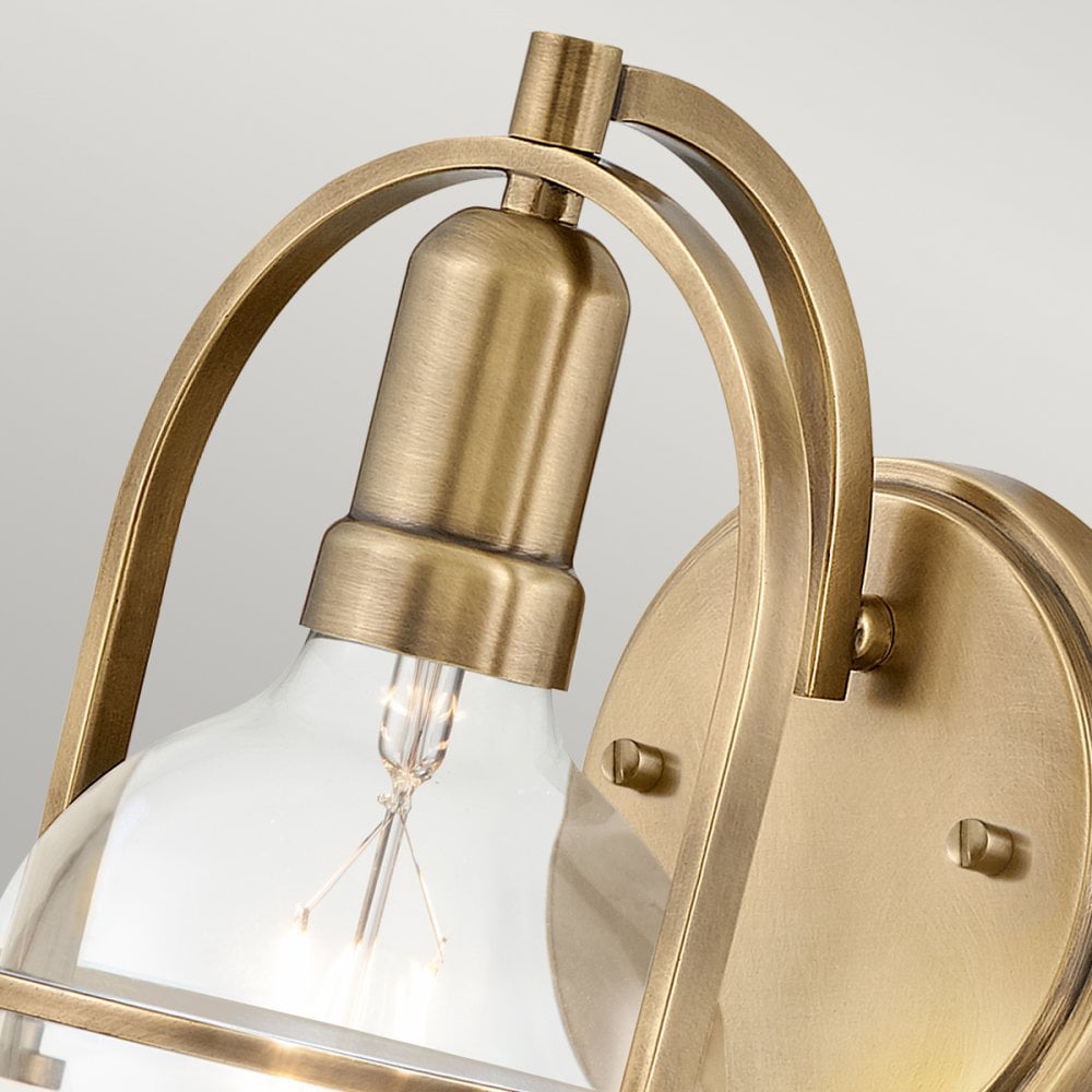 Somerset Wall Light In Heritage Brass Finish QN-SOMERSET1-C-HB