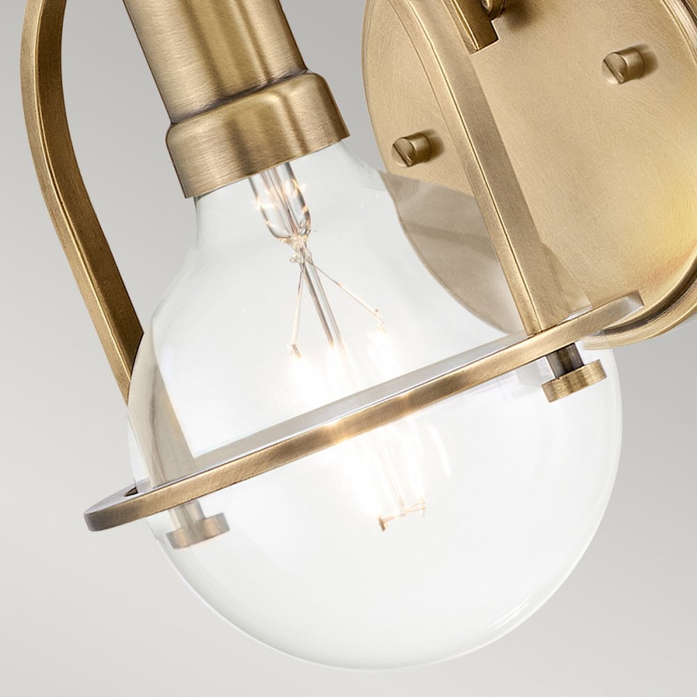 Somerset Wall Light In Heritage Brass Finish QN-SOMERSET1-C-HB