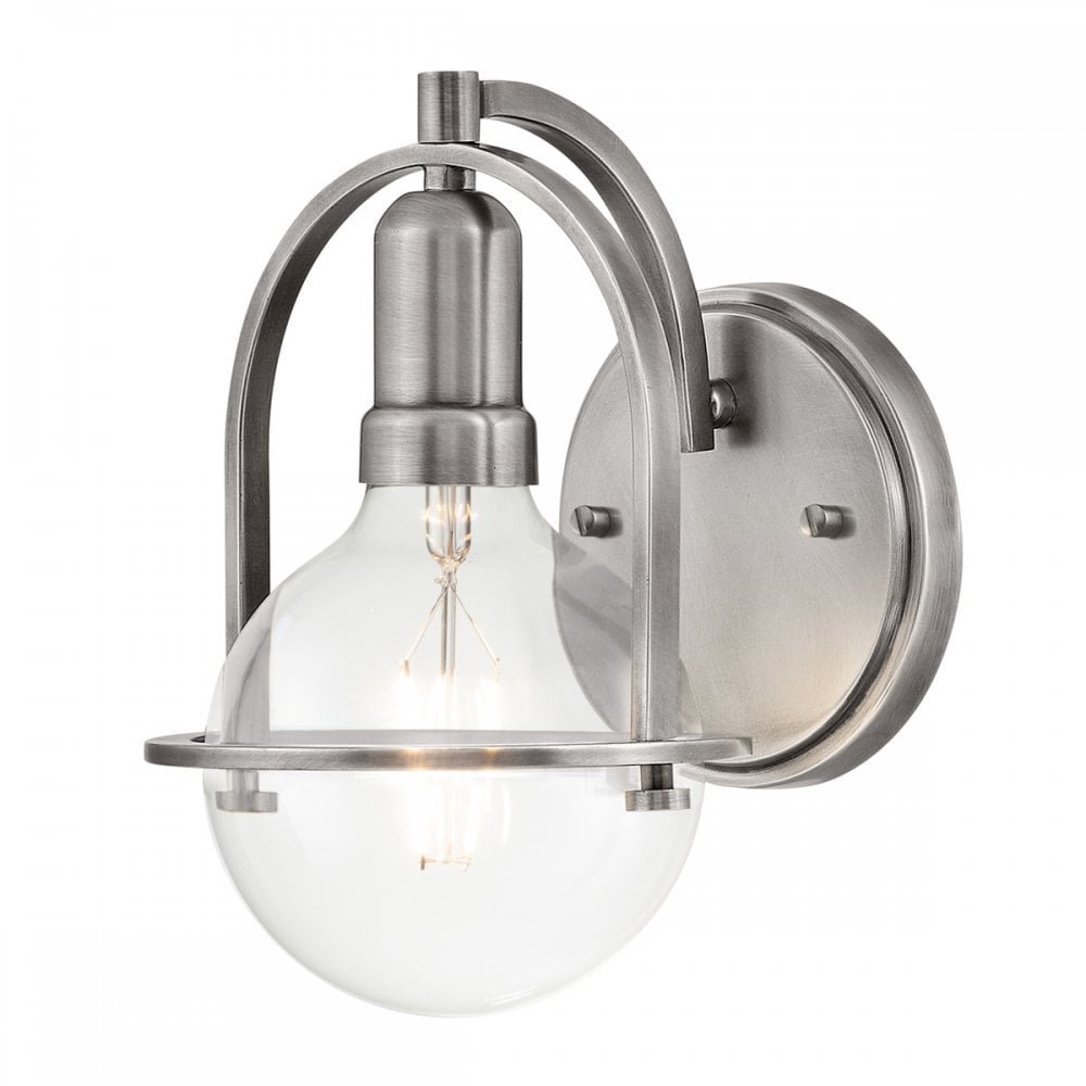 Somerset Wall Light In Brushed Nickel QN-SOMERSET1-C-BN
