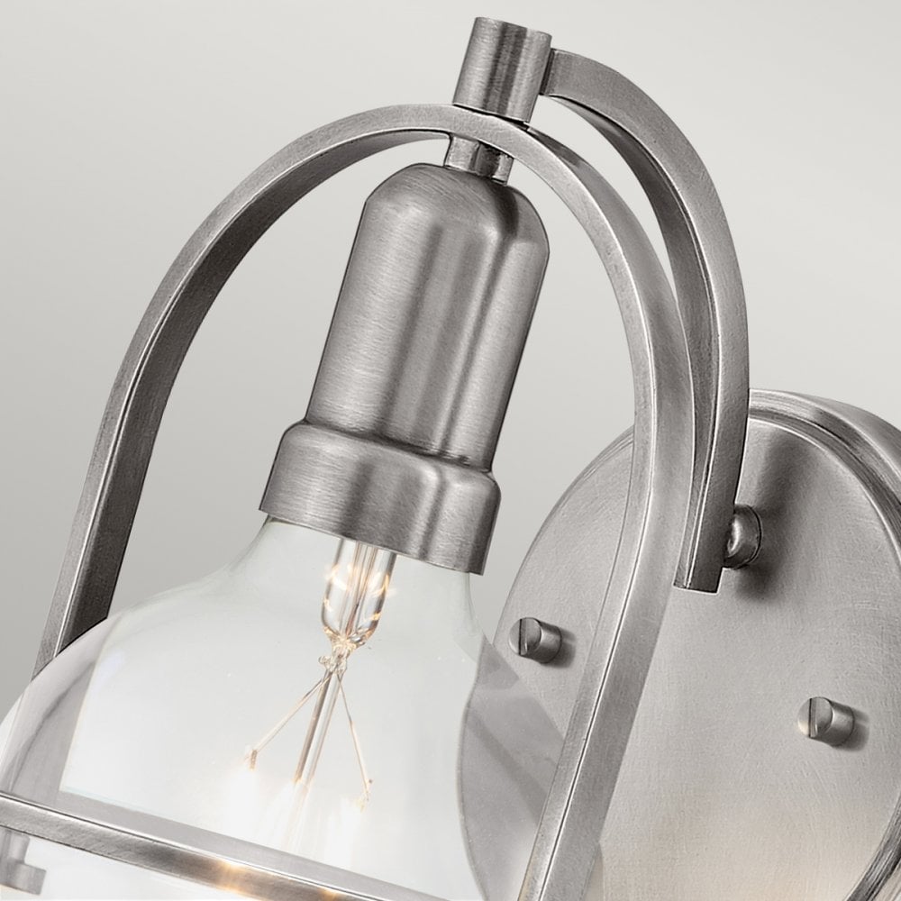 Somerset Wall Light In Brushed Nickel QN-SOMERSET1-C-BN