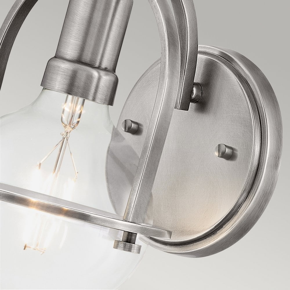 Somerset Wall Light In Brushed Nickel QN-SOMERSET1-C-BN