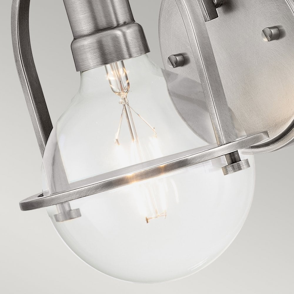 Somerset Wall Light In Brushed Nickel QN-SOMERSET1-C-BN