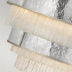Reverie 12 Light Ceiling Pendant In Steel and Champagne Gold QN-REVERIE-12P-CPG