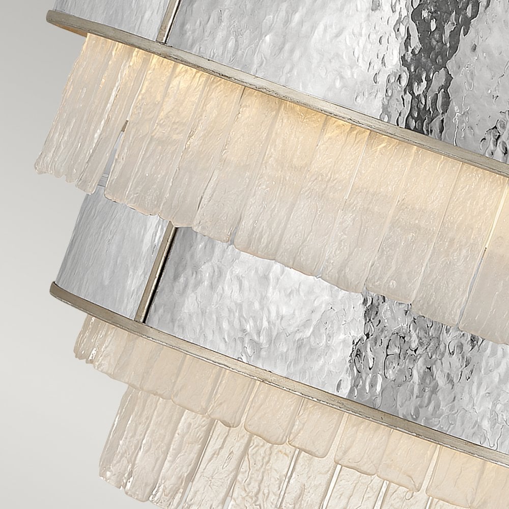 Reverie 12 Light Ceiling Pendant In Steel and Champagne Gold QN-REVERIE-12P-CPG