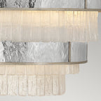 Reverie 12 Light Ceiling Pendant In Steel and Champagne Gold QN-REVERIE-12P-CPG