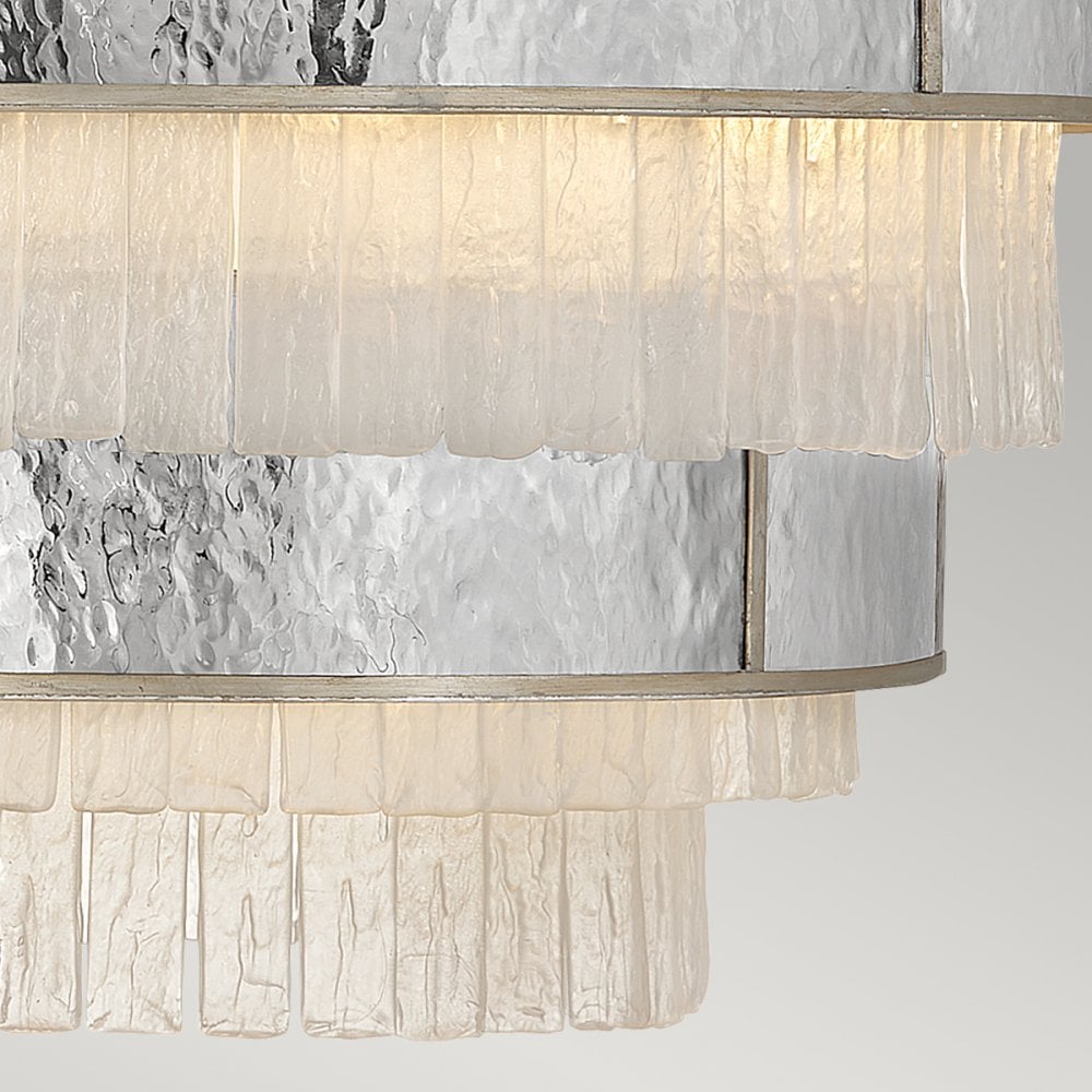 Reverie 12 Light Ceiling Pendant In Steel and Champagne Gold QN-REVERIE-12P-CPG