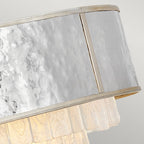 Reverie 8 Light Ceiling Pendant In Steel and Champagne Gold QN-REVERIE-8P-CPG