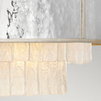 Reverie 8 Light Ceiling Pendant In Steel and Champagne Gold QN-REVERIE-8P-CPG