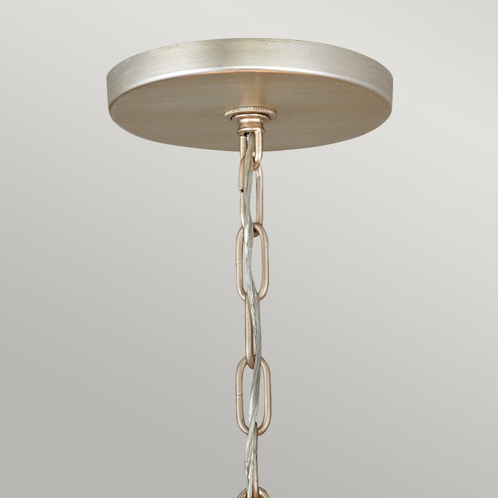 Reverie 8 Light Ceiling Pendant In Steel and Champagne Gold QN-REVERIE-8P-CPG