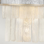 Reverie 2 Light Wall Light In Hammered Steel and Champagne Gold QN-REVERIE2-CPG