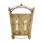 Thayer Classic Twin Wall Light In Antique Gild Finish QN-THAYER2-ADB