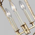 Thayer Classic 3 Light Ceiling Light In Antique Gild Finish QN-THAYER-3P-ADB