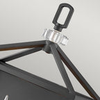 Stinson Classic Twin Wall Light In Black And Polished Nickel Finish QN-STINSON2-BK