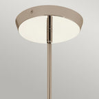 Kayva 4 Arm LED Ceiling Chandelier In Polished Nickel Finish QN-KAYVA9-PN