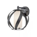 Blacksmith Single Wall Light In Old Black Finish IP44 QN-BLACKSMITH1-OBK