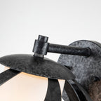 Blacksmith Single Wall Light In Old Black Finish IP44 QN-BLACKSMITH1-OBK