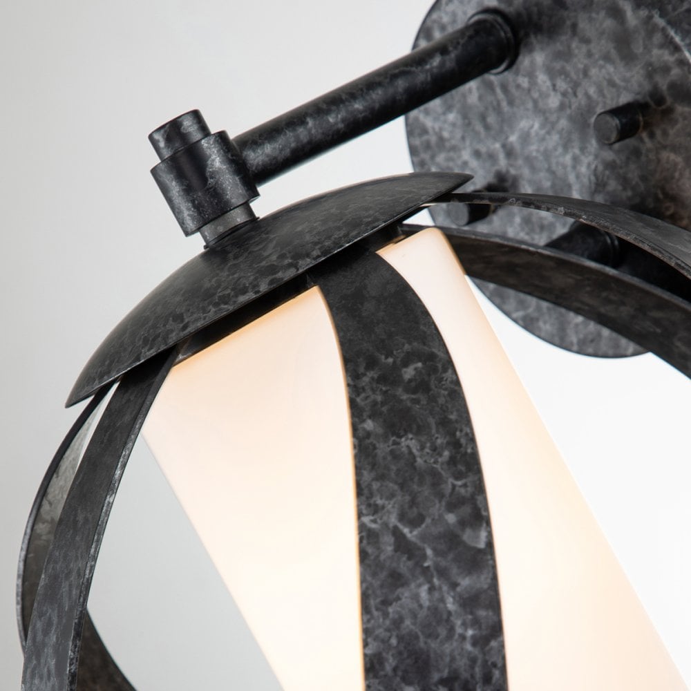 Blacksmith Single Wall Light In Old Black Finish IP44 QN-BLACKSMITH1-OBK